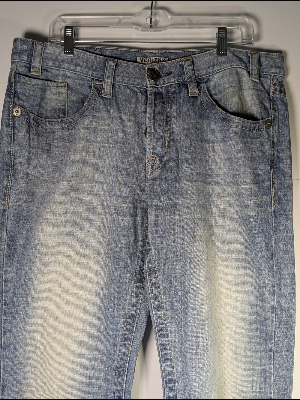 Y2K MEK Denim Blue Jeans Men's 34x34